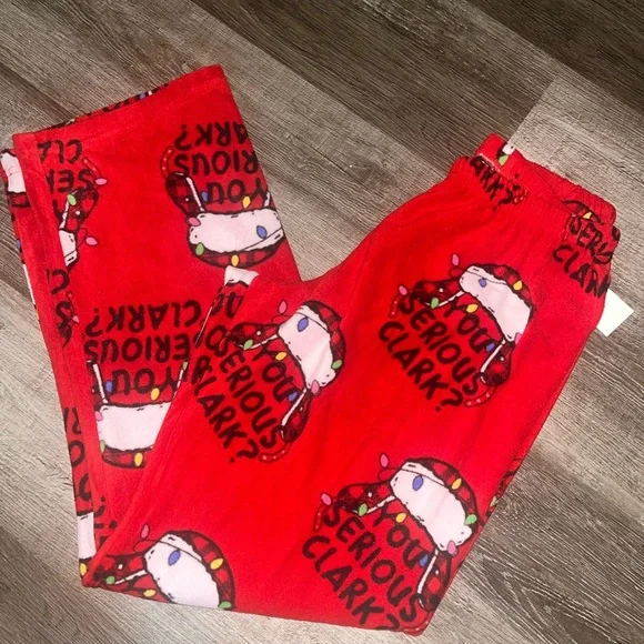 Striking Red Pajama Bottoms for Ultimate Relaxation - Picture 1 of 5